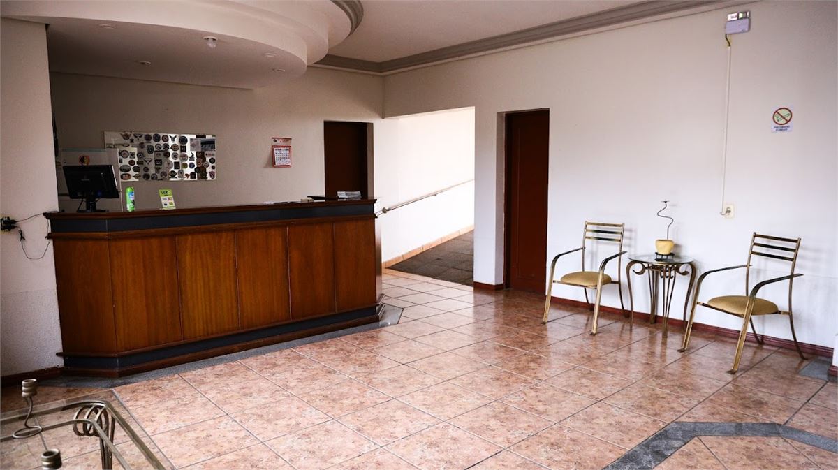 Recepção do hotel